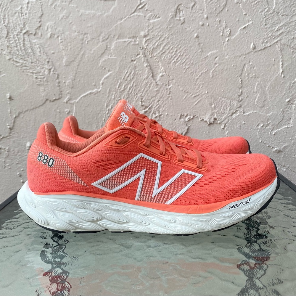 New Balance Fresh Foam X 880 V14 Women’s 10 Athletic Shoe Coral Orange